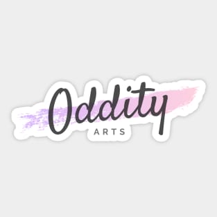 oddity arts logo Sticker